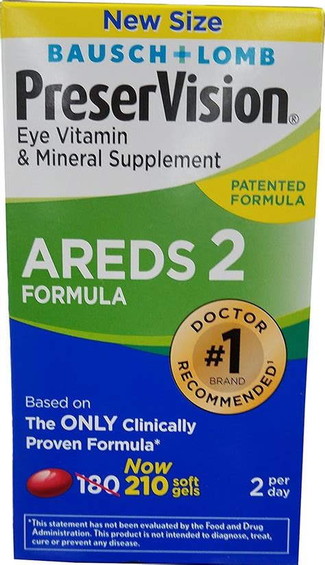 Bausch Lomb PreserVision AREDS 2 Formula 210 Soft Gels Exp 2024 - New. . Best price for preservision areds 2 210 count